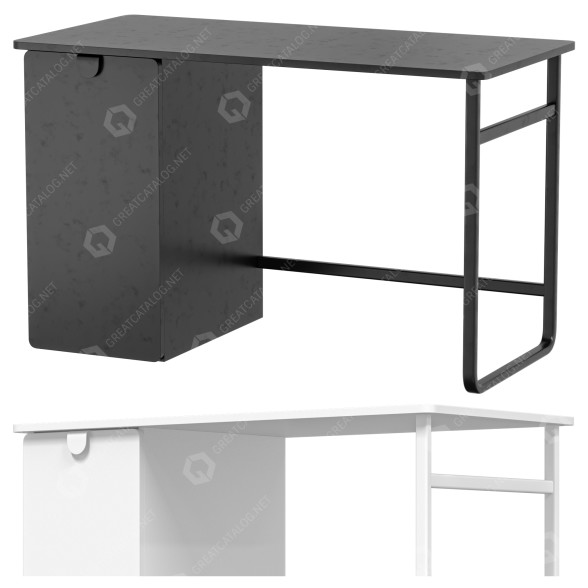 Biurko IKEA Larande model 3D