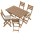 Стіл та стільці IKEA Askholmen Outdoor 4 Seats - DmytroSer