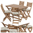 Стіл та стільці IKEA Askholmen Outdoor 4 Seats - DmytroSer