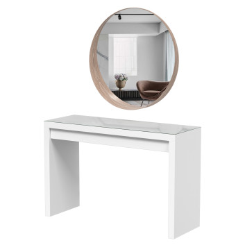 Консоль та дзеркало IKEA Malm and Stockholm