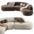 Sofá Eichholtz Bjorn Boucle Sand - Muhammad CGI