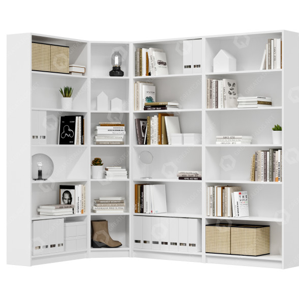 Стеллаж IKEA Billy 3D модель