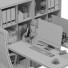 Przestrzeń robocza IKEA Set 29 Marcus - DmytroSer