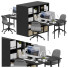 Espacio de trabajo IKEA Set 30 Langfjaell - DmytroSer