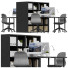 Espacio de trabajo IKEA Set 30 Langfjaell - DmytroSer