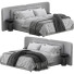 Bed and Bedside Tables Rove Concepts Angelo - 3dcloudd