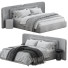 Bed and Bedside Tables Rove Concepts Angelo - 3dcloudd