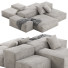 Sofa Living Divani Extrasoft - 3dcloudd