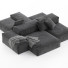 Sofa Living Divani Extrasoft - 3dcloudd