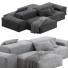 Sofa Living Divani Extrasoft Set 4 - 3dcloudd