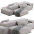 Sofa Living Divani Extrasoft Set 4 - 3dcloudd
