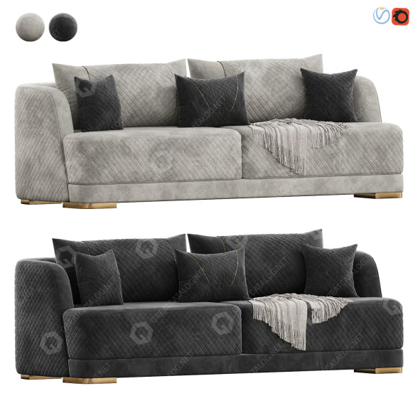 Sofa Evgor Luxury Sahara 3D model