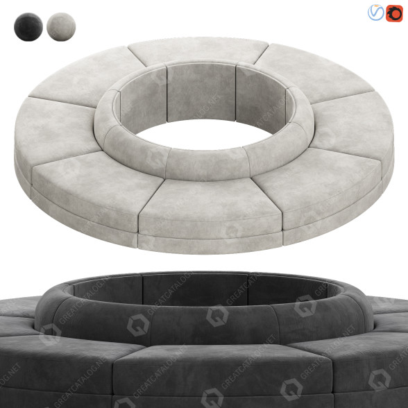 Sofa TRNK Maura 3D model