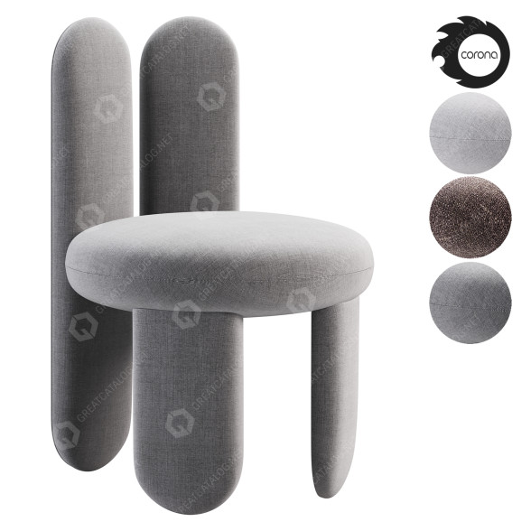 Silla Royal Stranger Glazy Modelo 3D