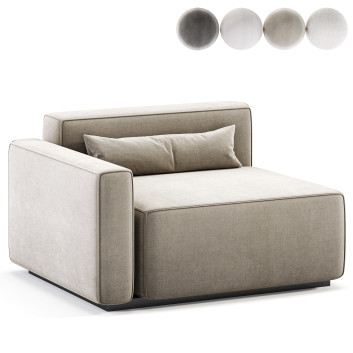Fotel Gus* Modern Mix Modular Left Arm