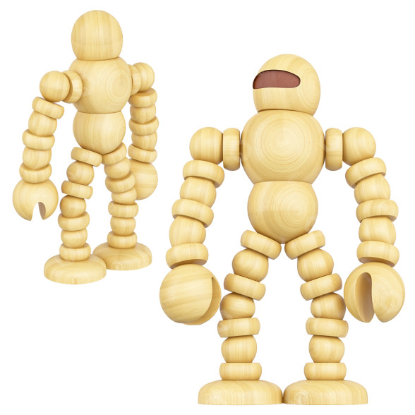 Spielzeug Atombot 3D-Modell