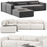 Sofa Gus* Modern Mix Modular 5 Piece - Armada 