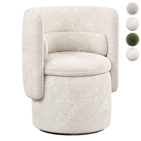 Sessel SCP Cocktail with Swivel Base by Philippe Malouin 3D-Modell