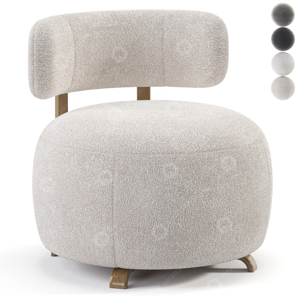 Sillón NV Gallery Platon Modelo 3D