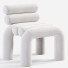 Silla Homary Beige Velvet Accent - Armada 
