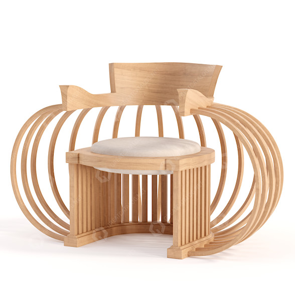 Armchair CustomMade Torus 3D model