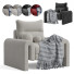 Armchair Lucia Boucle - Jasurbek