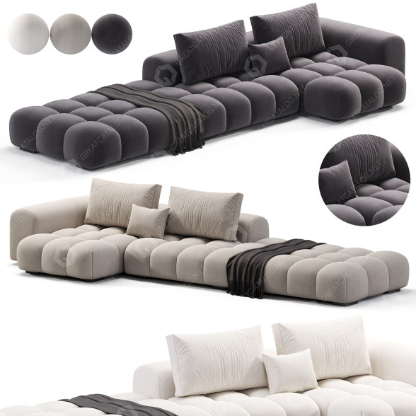Диван Noho Home Shamara 3D модель
