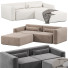Sofa Gus* Modern Mix Modular 3 PC Sectional - Armada 