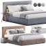 Beds and Bedside Tables Bodema Squared Headboard New Alicante - Theorema