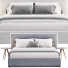 Beds and Bedside Tables Bodema Squared Headboard New Alicante - Theorema