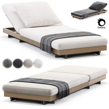 Chaise Longue Restoration Hardware Caicos