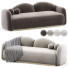 Sofa Fluffy Clouds Curved - Armada 
