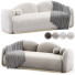 Sofa Fluffy Clouds Curved - Armada 