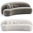 Sofá Homary Modern Leather Upholstered - Armada 
