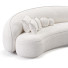 Sofá Homary Modern Leather Upholstered - Armada 
