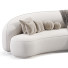 Sofá Homary Modern Leather Upholstered - Armada 