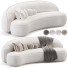Sofá Homary Modern Leather Upholstered - Armada 