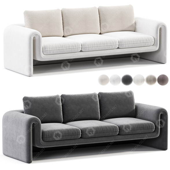 Sofa Eichholtz Tondo model 3D