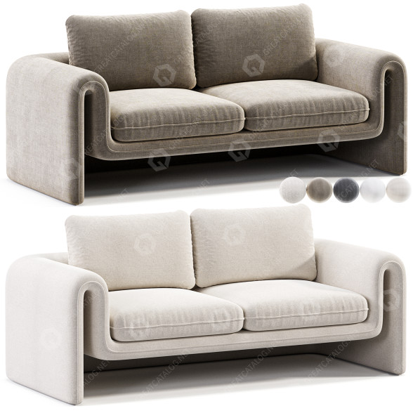 Sofa Noho Home Adya model 3D