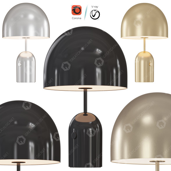 Lampa stołowa Tom Dixon Bell model 3D