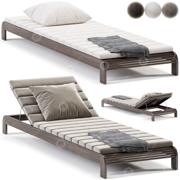 Chaise Longue Globewest Banksia 3D-Modell