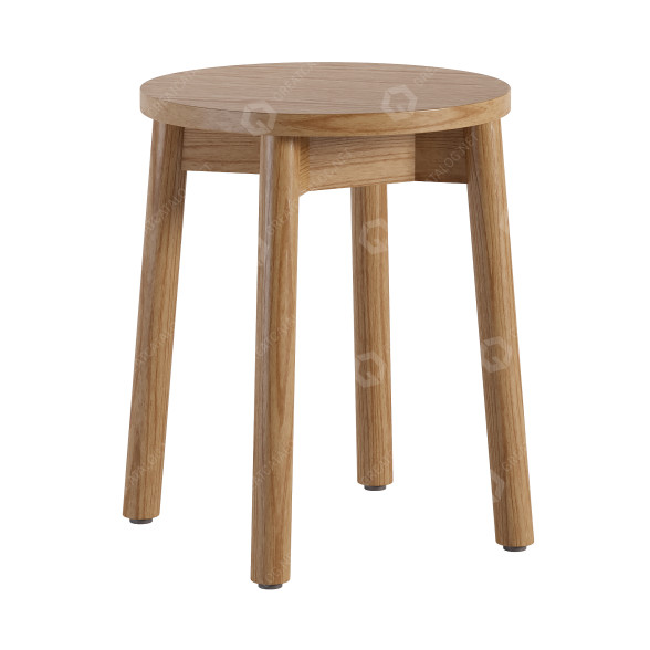 Stołek Didier Fable Oak model 3D