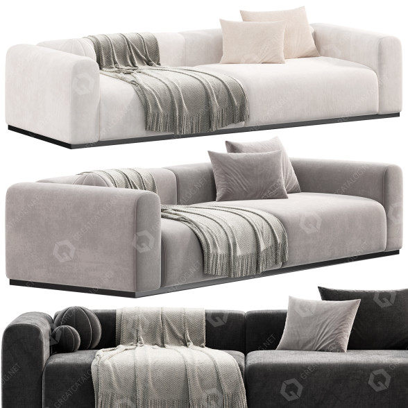 Sofa Braid Mahe 3D-Modell