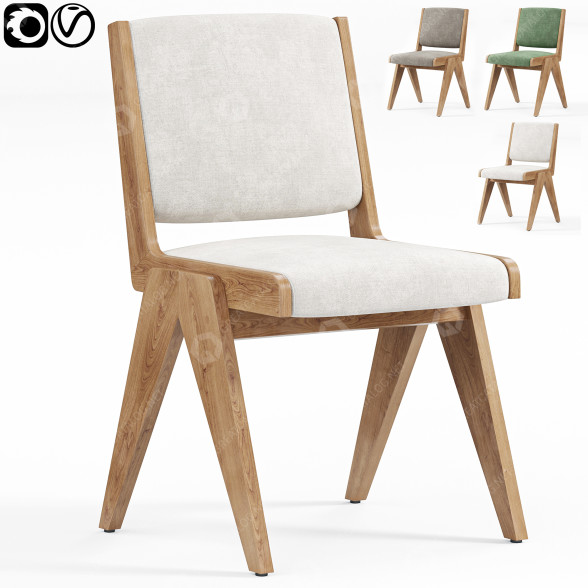 Стілець Four Hands Colima Outdoor 3D модель