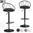 Taburete de bar Homary Modern PU - Sabirjanov