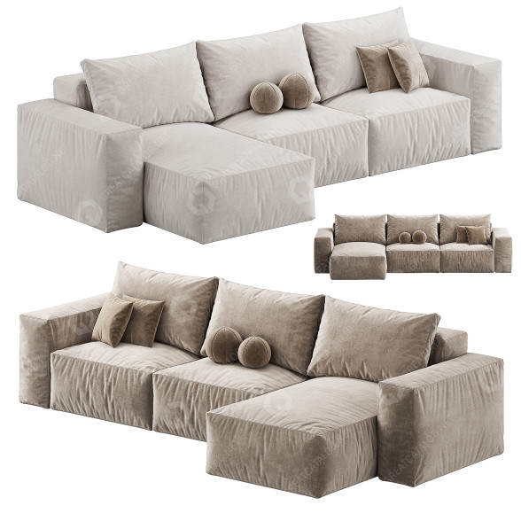 Sofa Marco by Ararat 3D model