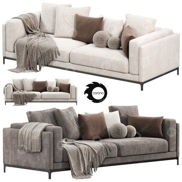Sofa CTS Time model 3D