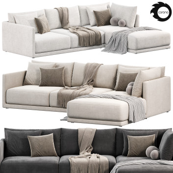 Диван West Elm Build Your Own 3D модель