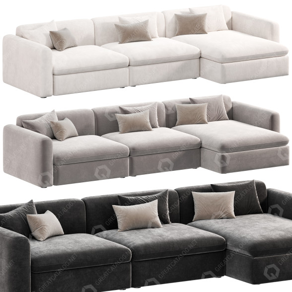 Sofa Casamilano Botero model 3D