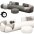 Диван Meridiani Rene 4 - Neeo